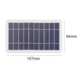 thumbnail image 4 of 2X 5V High Power USB Solar Panel Outdoor Waterproof Hike Camping Portable Cells Battery Solar Charger for Mobile Phone, 4 of 6