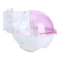 thumbnail image 2 of Lovely Hamster Running Exercise Wheel Toy, Clear Plastic, Easy To Clean, Odor , Litter Scatter Cover Ideal For Small Pets, 2 of 8