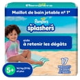 thumbnail image 2 of Pampers Splashers Swim Diapers, Size 5+, Disposable Baby Swim Diapers, 2 of 22