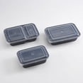 thumbnail image 2 of Mainstays 25PK Assorted Meal Prep Set, 3 Sizes, 2 of 7