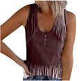 thumbnail image 1 of Plebaso Womens Print Tank Tops Ribbed Sleeveless Casual Tops Button up V Neck Slim Knit Tees for Women, 1 of 5