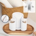 thumbnail image 1 of Storage Boxes for Organizing, Usavan Clear Plastic Storage Box U-Shaped Slot, Compact 11x8x9 cm Container for Cotton Pads Makeup Sponges Bathroom Vanity, 1 of 6