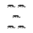 thumbnail image 3 of Transemion Résine Animal Forme Sculpture Brillant Décoratif Décoration Ornement Noir 5Set, 3 of 6