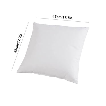 Dadatutu Pillow Insert, White Standard Pillow Insert, Solid Cushion Inner Stuffer Pillow Sham Insert Pillow Square Decorative Throw Pillow Inserts, 4 Size