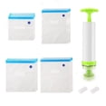 thumbnail image 4 of Ensemble de 10 Sacs sous Vide Réutilisables avec Pompe à Main pour Stockage Alimentaire, Gain de Place, 4 of 6
