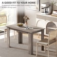 thumbnail image 4 of HOMCOM 47" Modern Dining Table for 4-6 People with Wood Effect, Light Grey, 4 of 10
