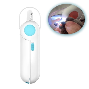 Amdohai Coupe-Ongles et Taille-Ongles pour Chat et Chien avec Lumière LED/ Lime à Ongles Coupe-Ongles pour Animaux pour Orteils pour Éviter la Surcoupe Outils de Toilettage Professionnels pour Petits Animaux Soin des Griffes