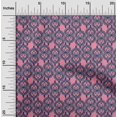 thumbnail image 1 of oneOone Cotton Poplin Fabric Swirl Block Print Sewing Fabric BTY 42 Inch Wide, 1 of 4