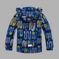 thumbnail image 4 of Hiheart Manteau de Pluie à Capuche pour Filles, Imperméable pour Enfants, Doublé en Molleton, Violet, 4T, 4 of 6