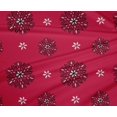 thumbnail image 4 of oneOone Polyester Lycra Fabric Floral Block Printed Craft Fabric BTY 56 Inch Wide, 4 of 4