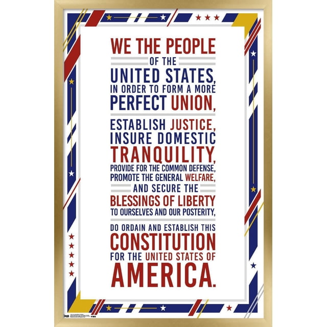 Les États-Unis d'Amérique - Préambule de la Constitution