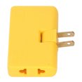 thumbnail image 4 of Travel Adapters, 110-250V Plug Adapter 180° Rotation  For PC Yellow, 4 of 8