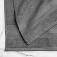 thumbnail image 5 of hometrends Solid Bath Towel 6-Piece Set, Charcoal, 5 of 5