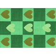 thumbnail image 1 of Ahgly Company Machine Washable Indoor Rectangle Transitional Forest Green Area Rugs, 2' x 3', 1 of 7