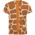 thumbnail image 2 of Halloween Giraffe West African Cartoon Costume All Over Mens T Shirt, 2 of 2