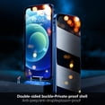 thumbnail image 2 of Anti-Peeping Case with Safety Locks for  11 Glass Case Double Sided Glass with Camera Lens Protector Aluminum Bumper Case 360 Full Body Privacy Screen Protector, 2 of 13