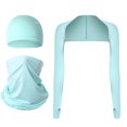thumbnail image 1 of Long Sleeve Blouses for Women Golf Sunscreen Shawl Sleeve Cover Set with Riding Mask, Outdoor Multi-Functional Arm Protection, 1 of 3