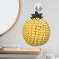 thumbnail image 3 of Towels for Bathroom, Set of 1 Cute Fruit Decorative Fuzzy Ball Hand Towel with Loop for Kitchen, 3 of 5