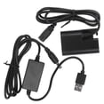 thumbnail image 1 of E6 Dummy Battery, USB DC Coupler Dummy Battery Portable  For 5D4 For 5D3 For 5D2 For 6D, 1 of 8
