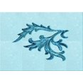 thumbnail image 1 of Ahgly Company Tapis d'Intérieur Rectangulaire Transitionnel Bleu Électrique Lavable à la Machine, 4 Pieds x 6 Pieds, 1 of 7