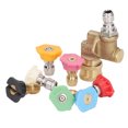 thumbnail image 1 of Embouts de Buse de Lave-Vaisselle, Raccord Rapide 1/4 Po, Facile à Installer 2.5GPM 4500PSI, 1 of 8