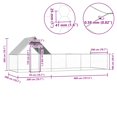 thumbnail image 4 of vidaXL Chicken Coop 6x2x2 m Galvanised Steel, 4 of 4