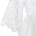 thumbnail image 4 of MesaSe Famille Tenues Assorties Fleur 3/4 Manches Dentelle Floral Mini Robe Tutu Sundress, 4 of 6