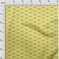 thumbnail image 3 of oneOone Velvet Yellow Fabric Fish Sewing Material Print Fabric By The Yard 58 Inch Wide, 3 of 5