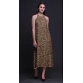 thumbnail image 2 of Bimba Robe Décontractée en Peau d'Animal Longue Dos Nu à Col Licou pour Femmes, Robe de Plage Imprimée - XX-Grand, 2 of 6