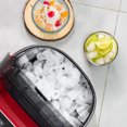 thumbnail image 3 of Costway Countertop Ice Maker 26.5lbs/Day Self-Cleaning Machine with Flip Lid Red, 3 of 10