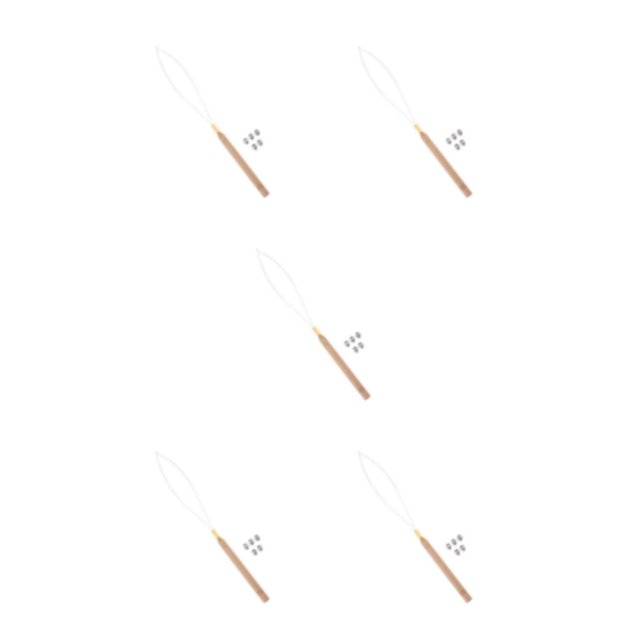mmirethe Fashionable Hair Braid Bead Hair Extensions Decoration Wire Pulling Hook Tool 9 5Set