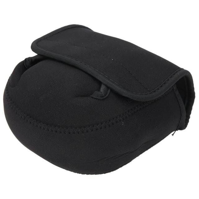 Pochette pour Roue de Pêche, Housse de Protection Accessoire de Pêche Sac Noir pour Moulinet pour la Pêche m