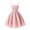 Pink, variant on Summer Girls Dresses Solid Color Bow Knot Sleeveless Dress for Kids - for Parties and Everyday Wear