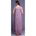 thumbnail image 3 of Bimba Robe de Nuit Maxi en Rayonne pour Femmes, Imprimée, Sans Manches, Robe de Nuit Maxi - TG, 3 of 5