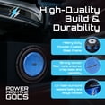 thumbnail image 3 of Hifonics 2 Pack ELITE 8” Shallow Subwoofer, Dual Voice Coil Audio Speaker, 500W, 3 of 12