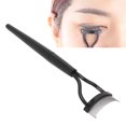 thumbnail image 4 of Black Eyelash Comb, Folding Reusable Stainless Steel Eyelash Separator With Cover Cosmetic Tool, 4 of 8