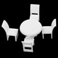 thumbnail image 3 of segolike Plastic Miniature Model Round Table&Chair Set 1/75 Layout Toys 1.6x1.6x1.1cm 1:75 Round Dining Table, 3 of 9