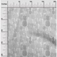 thumbnail image 2 of oneOone Rayon Light Gray Fabric Pineapple Sewing Craft Projects Fabric Prints By Yard 56 Inch Wide, 2 of 5