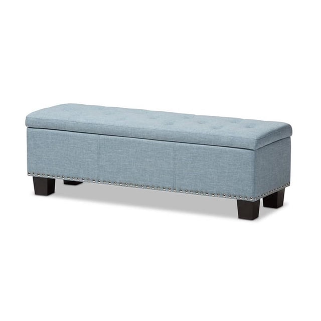 Banc de Rangement Hannah Bleu Pâle