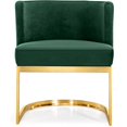 thumbnail image 4 of Gianna Green Velvet Dining Chair-Color:Green Velve, 4 of 5