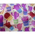 thumbnail image 5 of oneOone Silk Tabby Fabric Leaves & Floral Block Print Fabric BTY 42 Inch Wide, 5 of 5