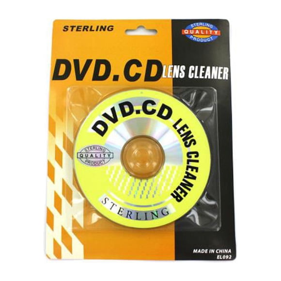 Bulk Buys EL092-36 5" Yellow CD and DVD Lens Cleaner - Pack of 36