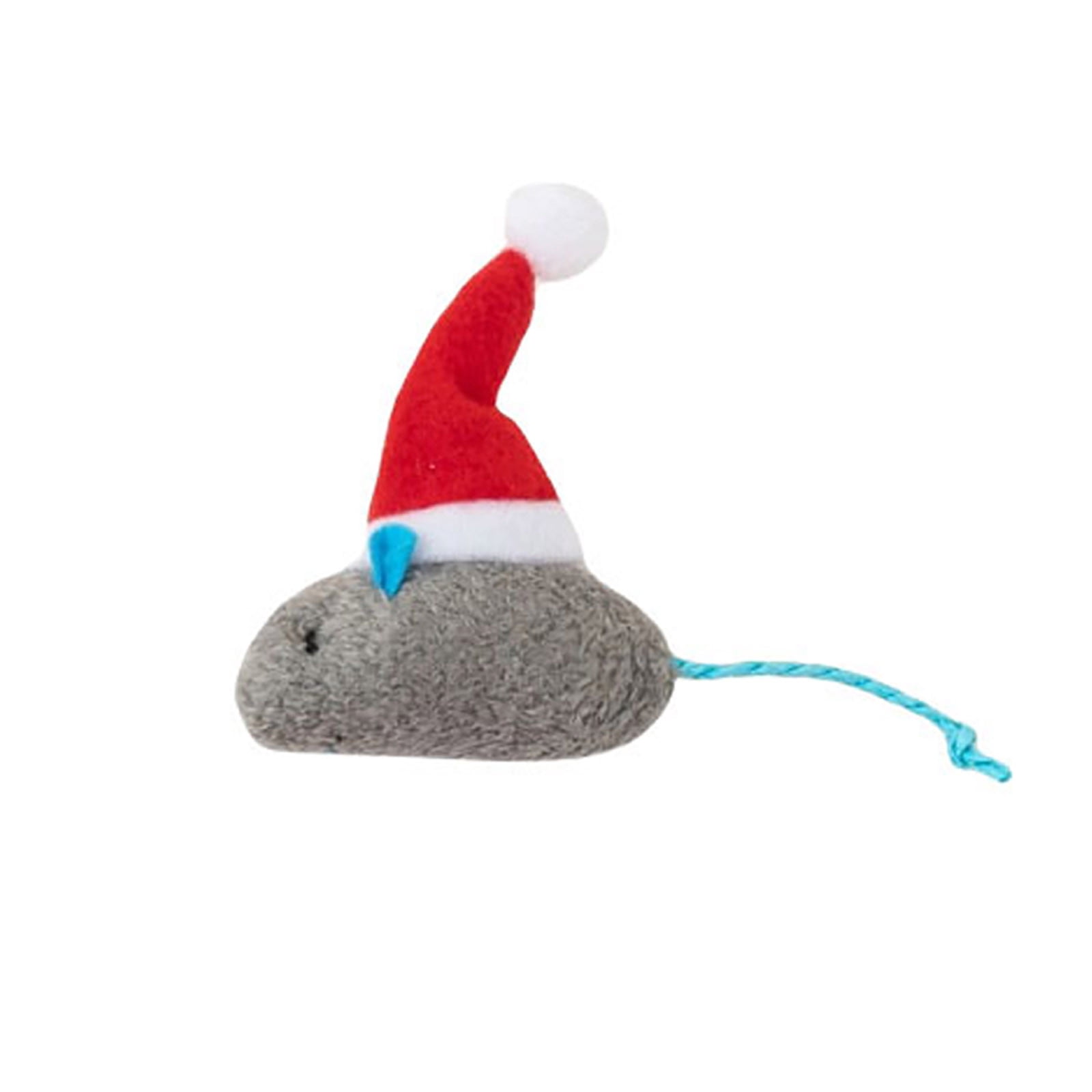 Jouet à Mâcher Simulation de Chiot de Noël Jouet Indestructible pour Chien Jouet de Chat de Noël Jouet Interactif Drôle et Mignon pour Chien et Chat Jouet de Noël pour Chat