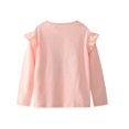 thumbnail image 2 of MesaSe Kid Girl Ruffle T- Shirt Cotton Sweatshirt Embroidered Soft Comfortable Toddler Spring Tops, 2 of 5