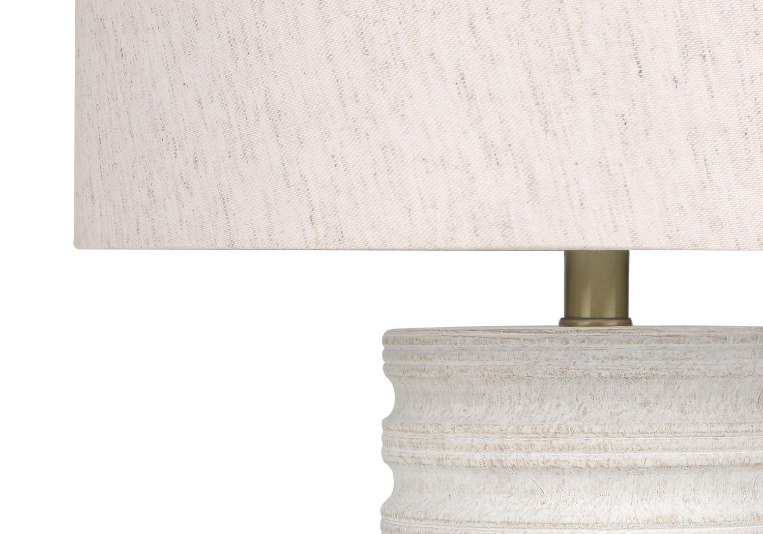 Monarch Specialties  Luminaire, 28"h, Lampe De Table, Résine Crémeuse, Teinte Ivoire / Crème, Transitionnel