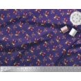 thumbnail image 3 of Soimoi Moss Georgette Fabric Dot,Monkey & Bear Cartoon Printed Fabric 1 Yard 42 Inch Wide, 3 of 3