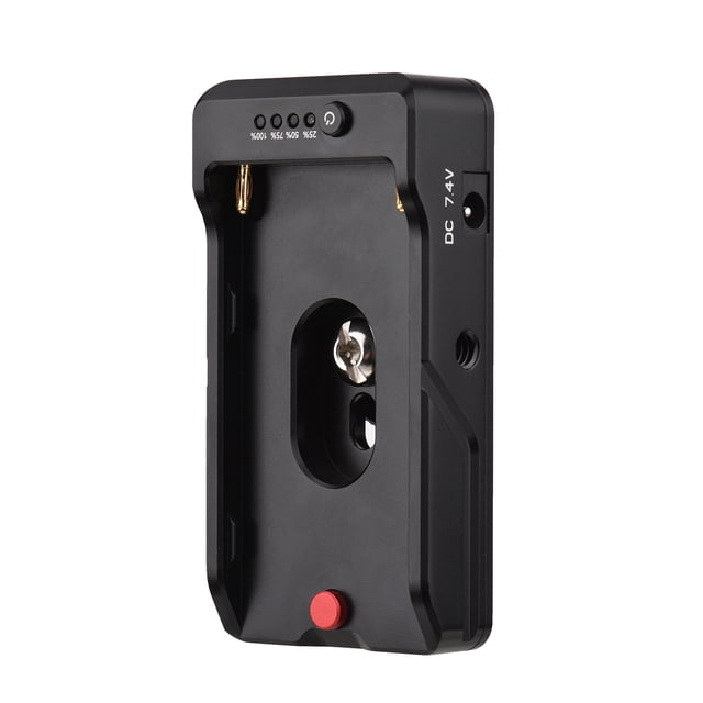 Amdohai NP-F Battery Charger Metal Battery Adapter Plate with Type-C Bi-directional Charging Port DC12V