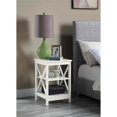 thumbnail image 1 of Convenience Concepts End Table Coffee Accent Table Square in Wood - Ivory, 1 of 5