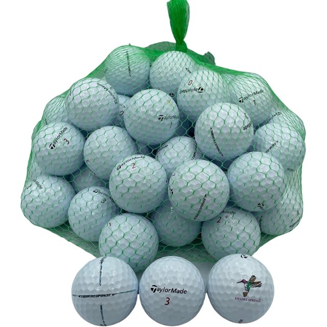 Golf Ball Planet - Taylormade Tour Response Recycled Golf Balls (50 Pack, 5A / Mint)