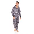 thumbnail image 2 of Combinaison de Pyjama Unisexe pour Hommes Adultes une Pièce Sans Pieds, 2 of 7